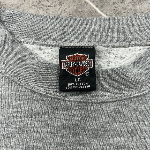 90s Vintage Harley Davidson Sweatshirt Mens Large American Tradition Crewneck - Picture 7 of 12